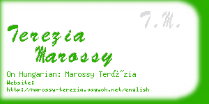 terezia marossy business card